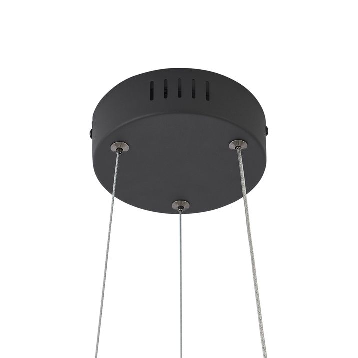 Scandinavian Pendant Lamp Black 72cm incl. LED 3-Step Dimmable - Circuit