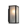 Zidna-lampa-za-spoljašnju-upotrebu-crna-sa-rebrastim-staklom-IP44---Charlois