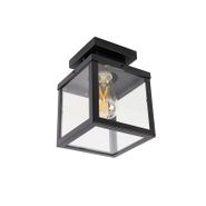 Industriel-smart-udendørs-loftslampe-sort-inkl.-ST64-Wifi---Rotterdam