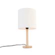 Rustikální-stolní-lampa-dřevěná-s-bílým-stínítkem---Mels