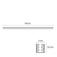 150-cm-fehér-sín-3-fázisú-sínrendszerhez