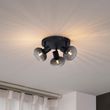 Modern-Ceiling-Spotlight-Black-with-Round-Smoked-Glass-3-Light---Teddy