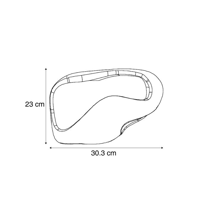 Japandi zidna svjetiljka krem 30 cm - Pietra