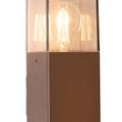 Lampada-da-parete-per-esterni-marrone-ruggine-con-paralume-fumé-2-luci-IP44---Danimarca