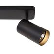 Moderne-taklampe-svart-2-lys-GU10-70mm---Jeana-Luxe
