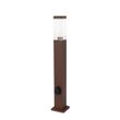 Spoljna-lampa-rđasto-smeđa-80-cm-sa-utičnicom-IP44---Malios
