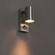 Buitenwandlamp-staal-IP44-met-bewegingssensor---Solo