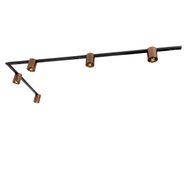 Sistema-de-calhas-de-iluminação-monofásico-com-5-focos-bronze-escuro-e-preto---Rondoo-Up