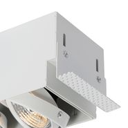 Recessed-Spotlight-White-GU10-AR70-Trimless-3-Light---Oneon