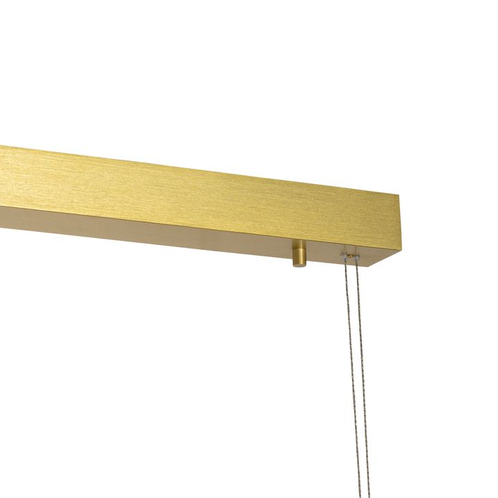 Lampada a sospensione regolabile oro con LED inclusa - Lamba