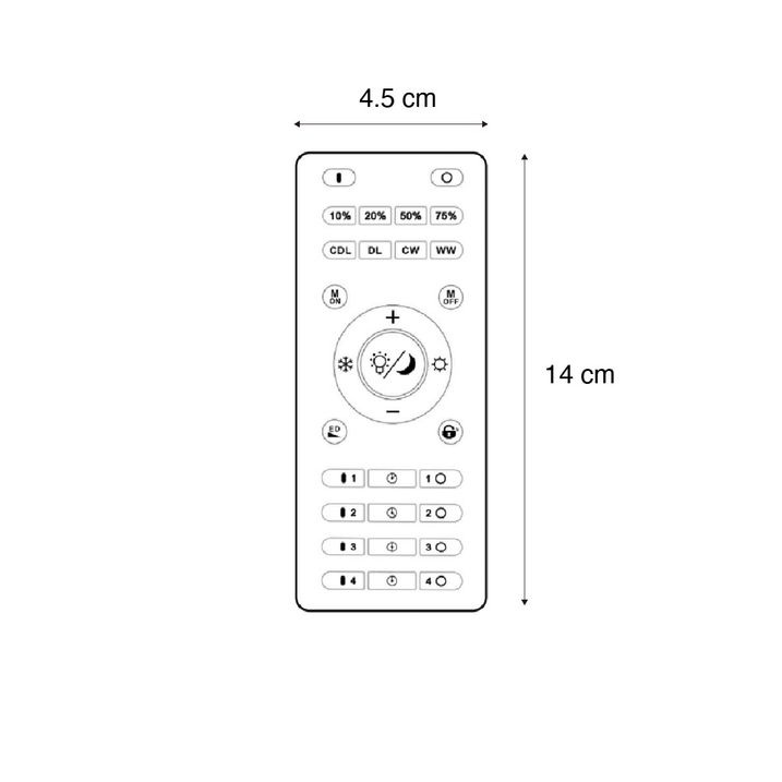 Control Remoto Blanco CCT - Magnético