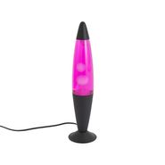Lampada-Lava-Rosa-con-Cera-Bianca-incl.-LED---Molten-Lava
