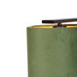 Závěsné-svítidlo-s sametovými-stínidly-zelené-se-zlatem-20-cm---Combi-3-Deluxe