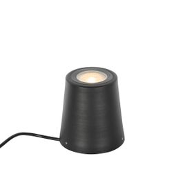 Moderne tuinspot zwart rond IP65 - Lennard