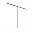 Moderne-skinnesystem-sort-med-2-spotter-og-3-pendellamper-1-fase---Slimline-Eira