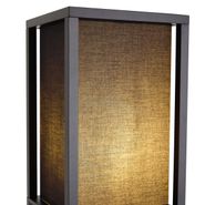 Lampadaire-moderne-noir-avec-abat-jour-en-tissu-et-porte-bouteilles---Stojan-Wine