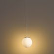 Suspension-Art-Déco-dorée-avec-verre-opale-IP44---Flore
