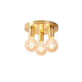 Smart Deckenleuchte Gold rund inkl. 3 Wifi G95 - Facil