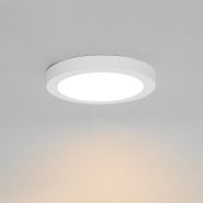 Set-di-6-faretti-da-incasso-o-da-superficie-bianchi-18-cm-con-LED-dimmerabile-a-3-livelli-da-luce-fredda-a-calda---Trans