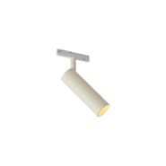 Foco-moderno-beige-con-blanco-para-sistema-de-riel-monofásico-GU10-35mm---Slimline-Uzzy