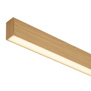 Modern-Ceiling-Light-Ochre-Wood-Incl.-LED-3-Step-Dimmable-2700-4000K-with-Dip-Switch---Keane