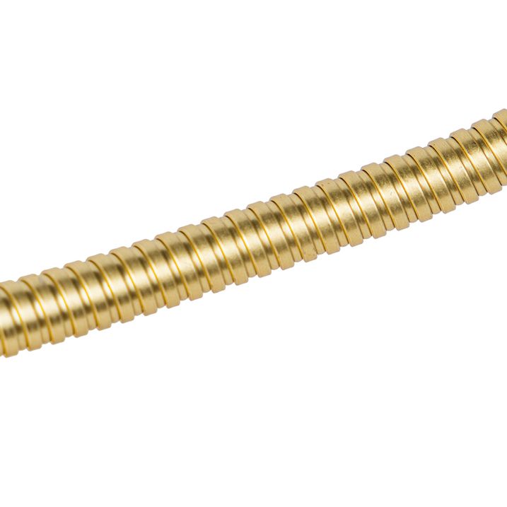 Goldene Wandleuchte USB mit weissem Schirm - Brescia Combi