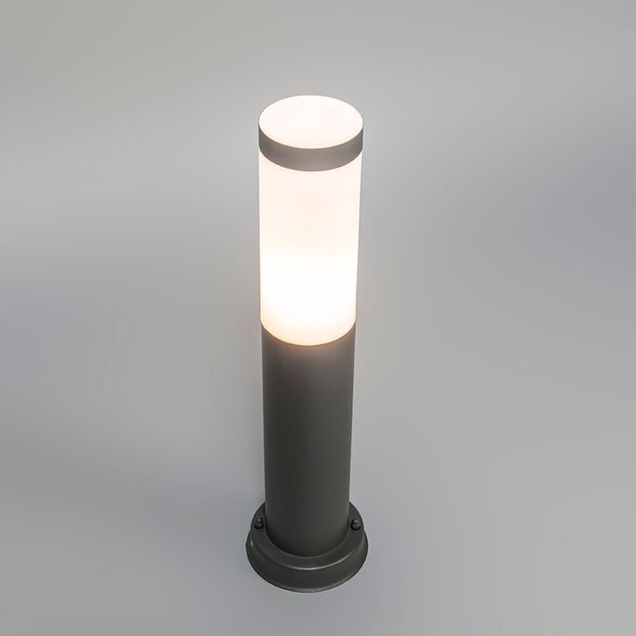 Aussenleuchte Mast anthrazit 45 cm IP44 - Rox mit Erdspieß und Kabelverschraubung