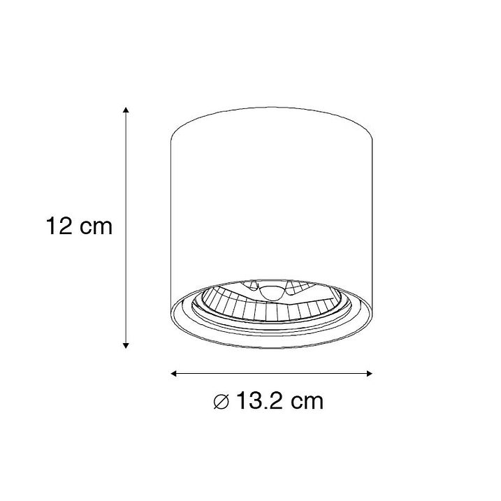 Akıllı Yüzeye Monte Spot Beyaz Döndürülebilir ve Eğilebilir Wifi GU10 111mm Dahil - Impact