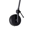 Wandlamp-zwart-met-velours-kap-blauw-35-cm-verstelbaar---Blitz
