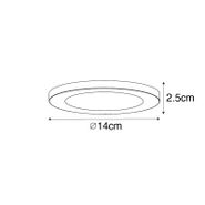 Aufbau--oder-Einbaustrahler-weiß-14-cm-inkl.-LED-3-Stufen-Dim-to-Warm-mit-Dip-Schalter---Trans