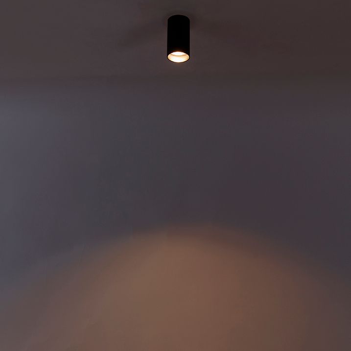 Spot moderne intelligent noir avec WiFi GU10 - Tuba