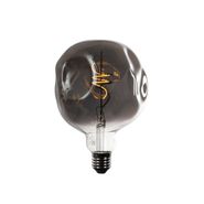 E27-Dimmbare-LED-Glühbirne-Spiralfilament-G125-Spiegel-Silber-4W-75-lm-1800K