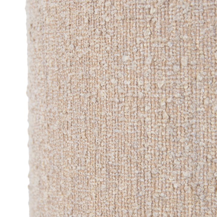 Fabric Lampshade Beige with Bouclé Fabric 40/40 cm