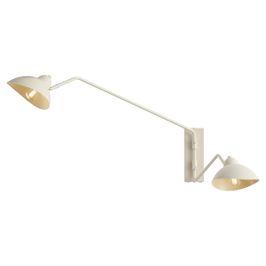Scandinavische-wandlamp-beige-2-lichts---Sauf