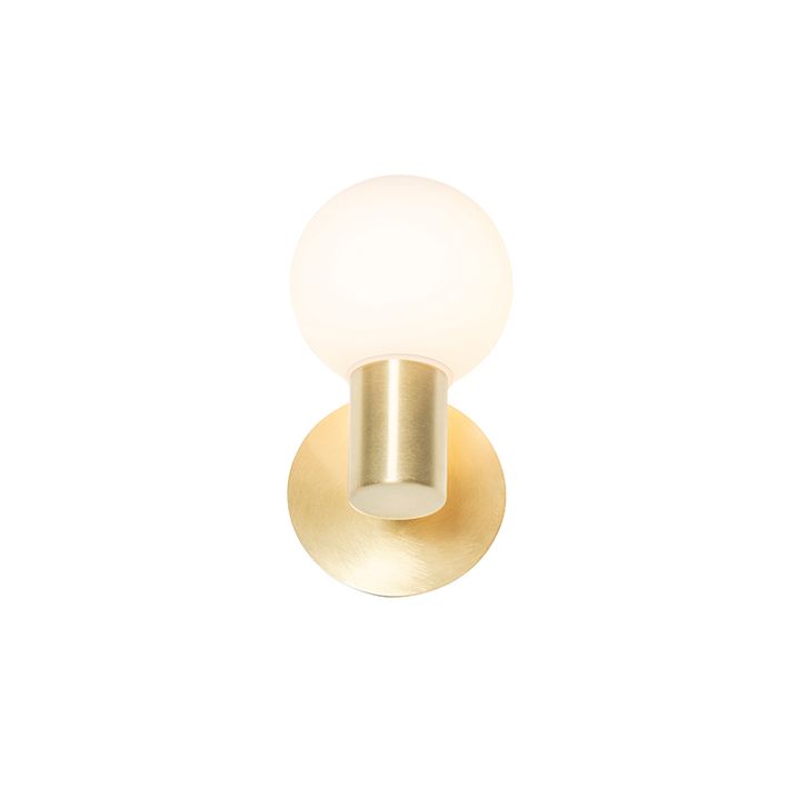 Moderna zidna lampa zlatna IP44 - Cederic Up