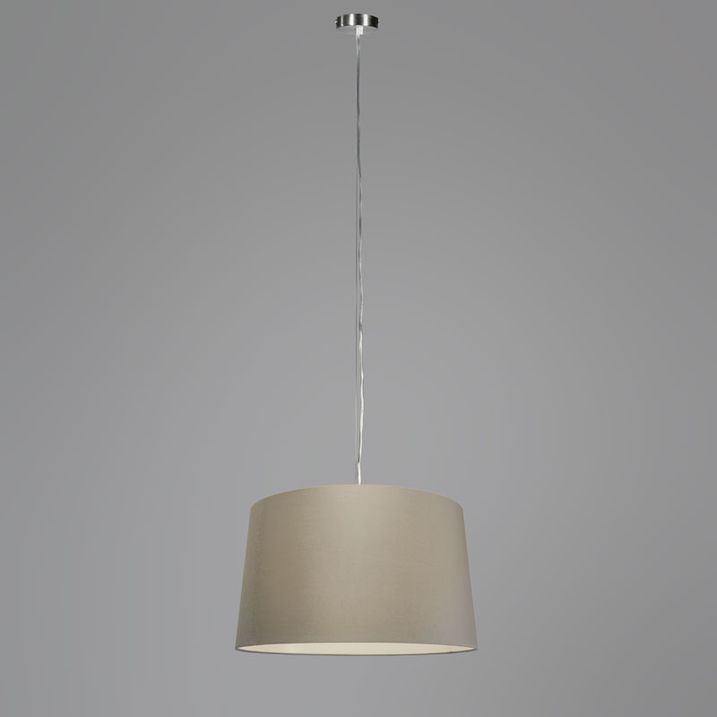 Модерна висечка ламба челик со сенка тегет 45 cm - Cappo 1