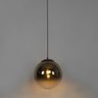 Art-Deco-Pendelleuchte-schwarz-mit-Goldglas-33-cm---Pallon
