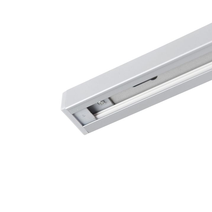 Modern railsysteem met 4 spots zilver 1-fase  - Iconic Yade