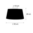 Moderna-stropna-lampa-čelična-sa-bijelim-sjenilom-45-cm---Combi