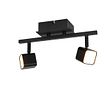 Moderne-loftslampe-sort-inkl.-LED-2-lys---Nola