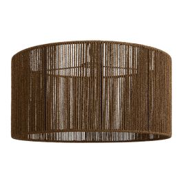Pantalla de lámpara Japandi de cuerda de papel marrón 50/50/25 - Cyl