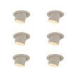 Set-van-6-inbouwspots-beige-GU10-50mm-rond-draai--en-kantelbaar---Installa