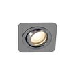 6'lı-Set-Yuvarlak-Gömme-Spot-Lamba-Metalik-Gri-GU10-50mm-Ayarlanabilir-IP44---Alberto