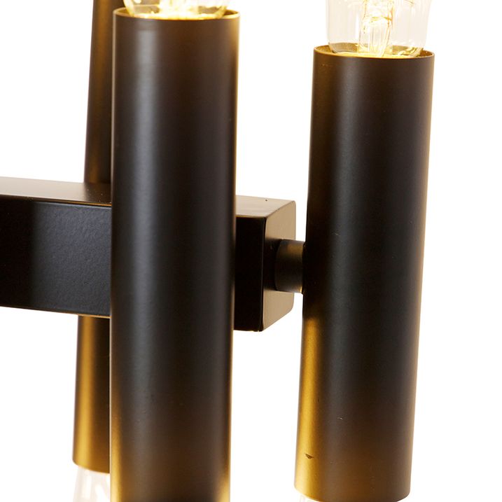 Art Deco Pendant Light Black 24-Lights - Tubi
