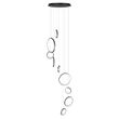Design-hanglamp-zwart-9-lichts-incl.-LED-3-staps-dimbaar---Vide-Anella