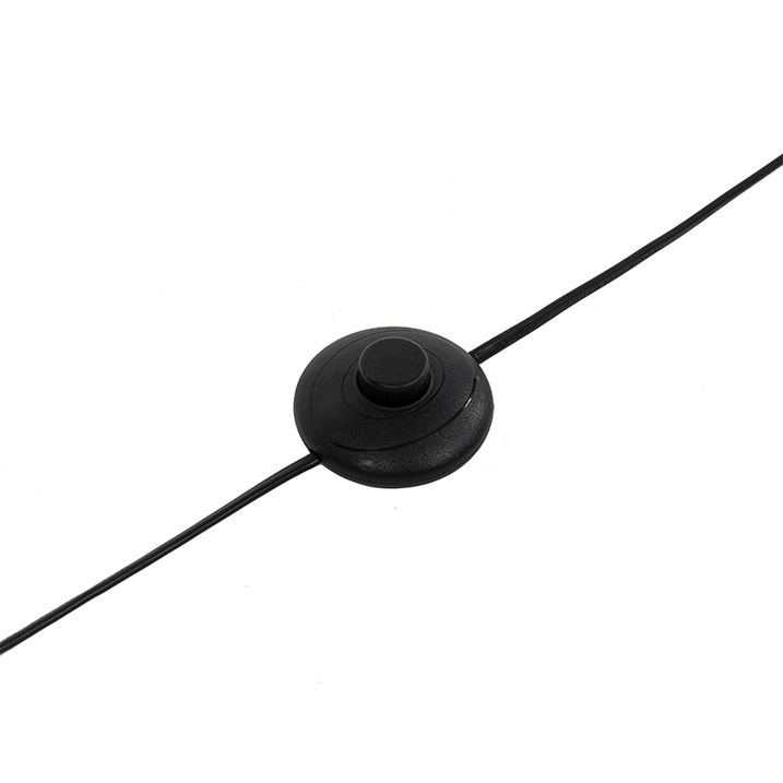 Moderne vloerlamp zwart 2-lichts - Carmen