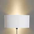 Stojacia-lampa-čierna-s-oválnym-ľanovým-tienidlom-bielym-50-cm---Parte