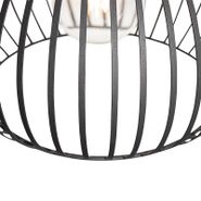 Moderna-viseća-lampa-crna-38-cm---Saffira