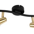 Art-Deco-plafonska-lampa-crna-sa-dimnim-staklom-2-lampe---Vidro