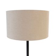 Modern-Table-Lamp-Black-with-Fabric-Shade-Light-Brown-35cm---Simplo